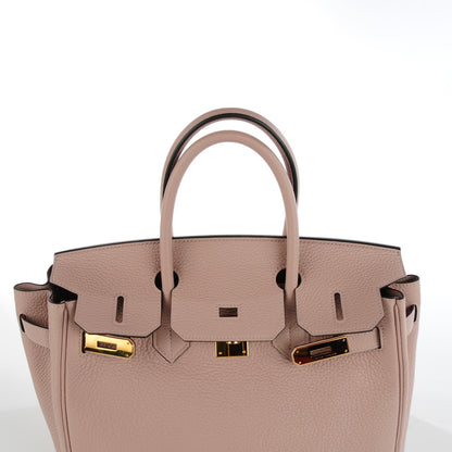 Hermes Taurillon Clemence Birkin 30 Glycine 13 of 23