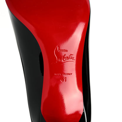 Christian Louboutin Patent Pigalle Follies 55 Pumps 41 Black 6 of 8