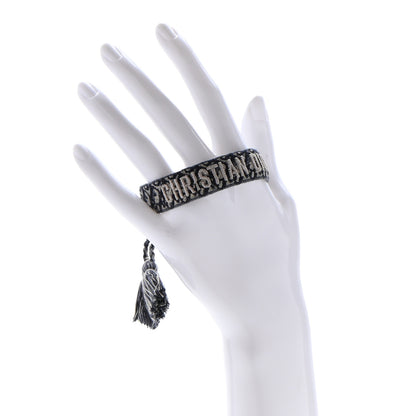 Christian Dior Woven Cotton J'Adior Friendship Bracelet Navy 2 of 3