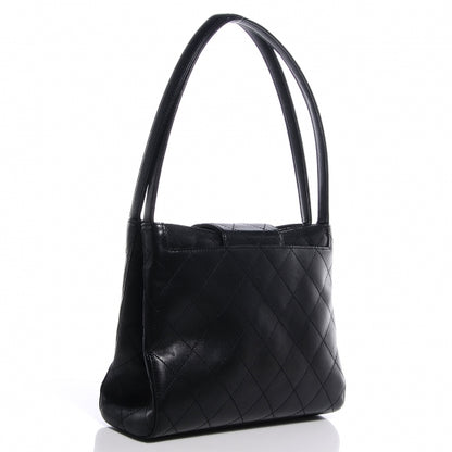 Chanel Lambskin Diamond Stitch Shoulder Bag Black 3 of 11