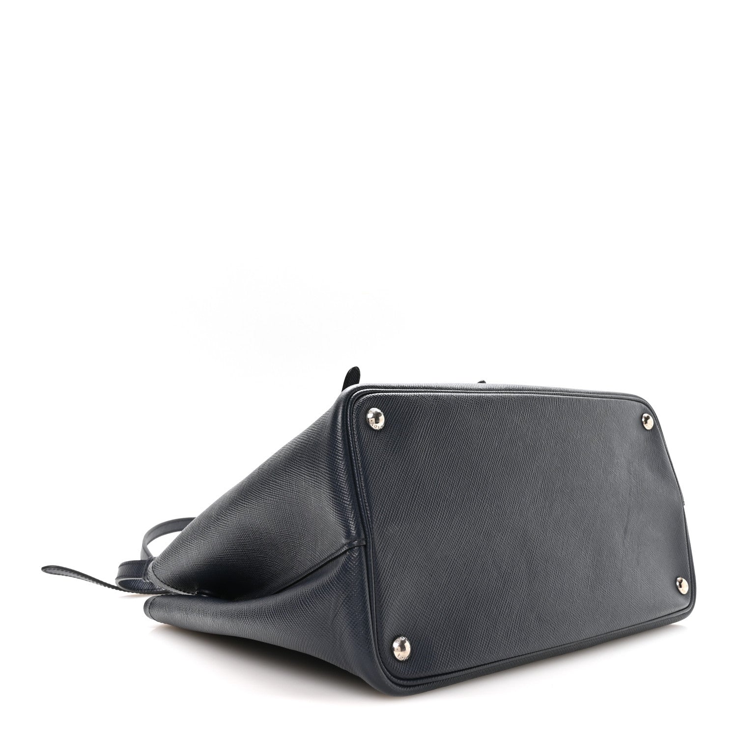 Prada Saffiano Cuir Medium Double Handle Tote Baltico Astrale 4 of 14