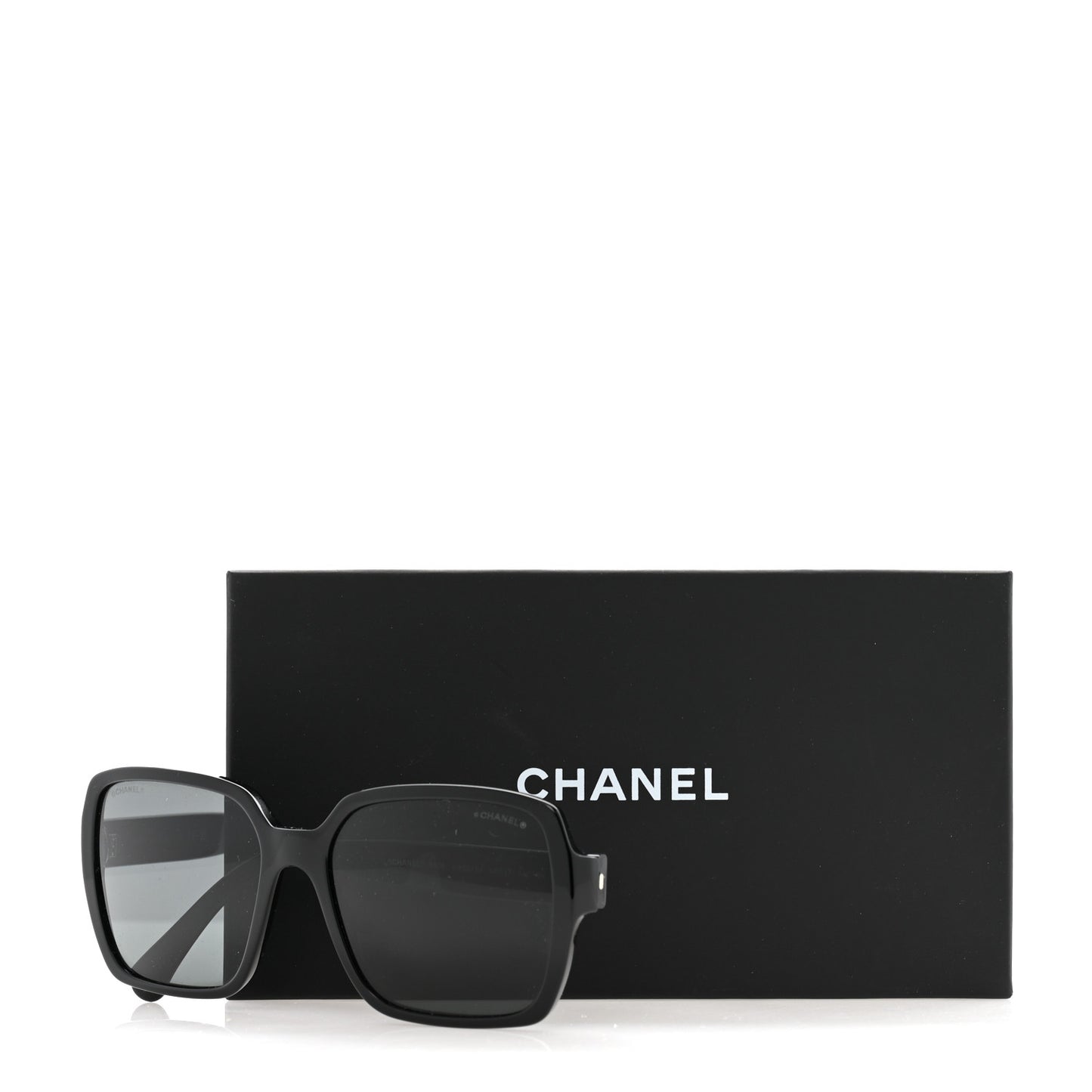 Acetate Square Sunglasses 5408 Black