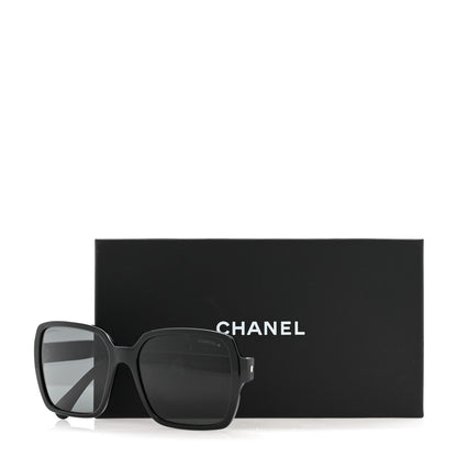 Chanel Acetate Square Sunglasses 5408 Black 8 of 8