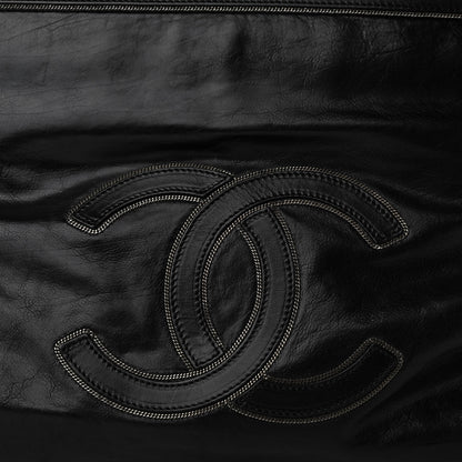 Chanel Lambskin East West Soho Shopper Black 8 of 10