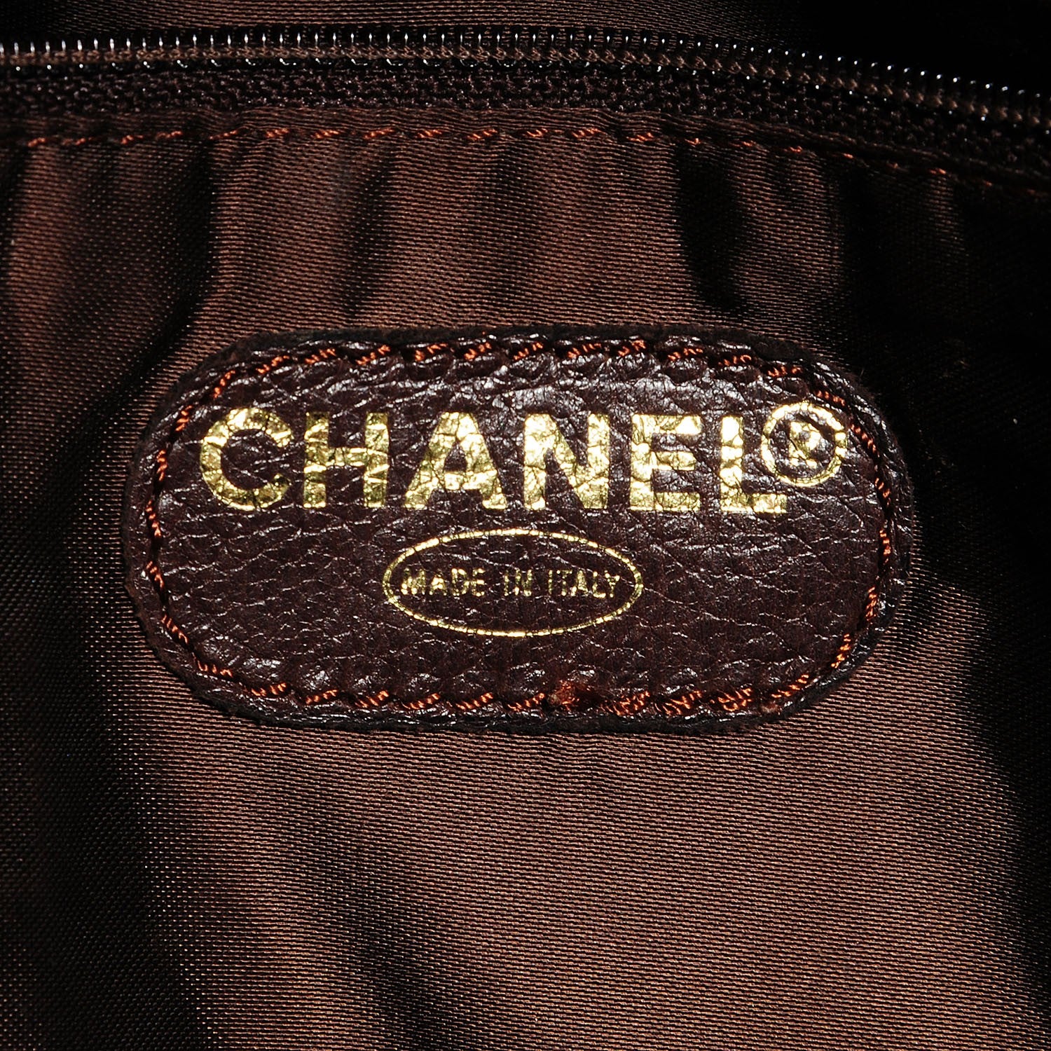 Chanel Caviar Shoulder Bag Brown 6 of 9