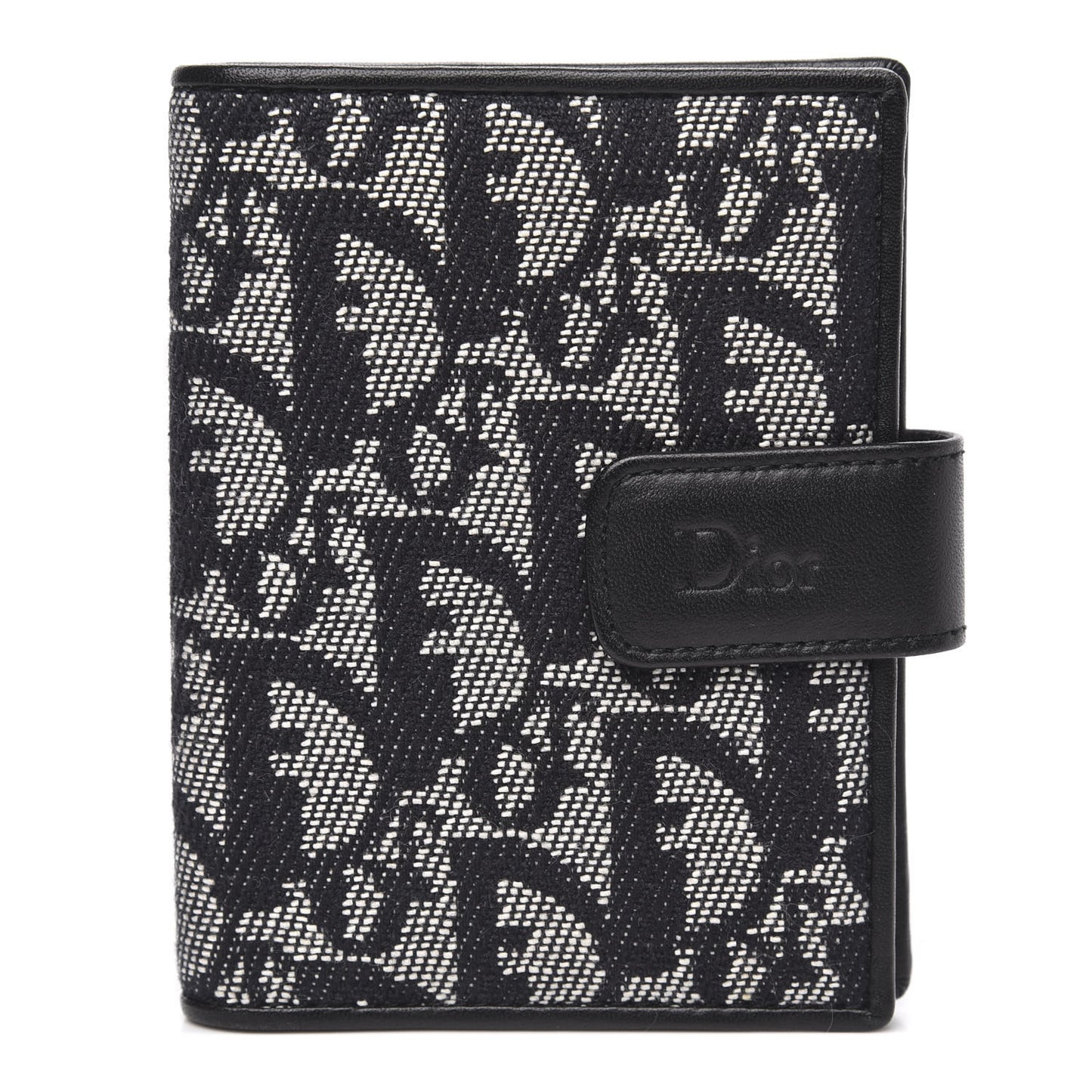 Monogram Compact Wallet Black