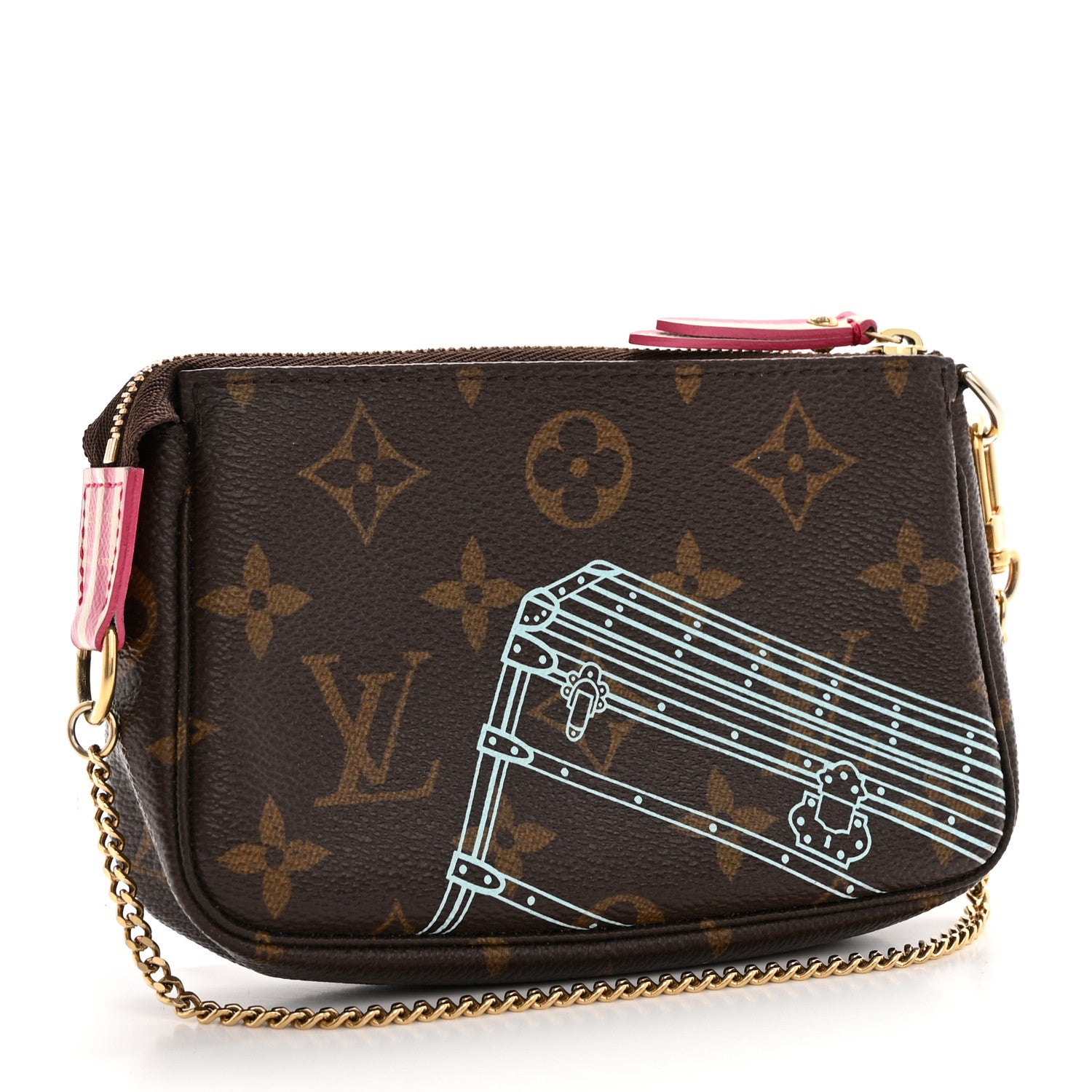 Louis Vuitton Monogram 2014 Christmas Animation Mini Pochette Accessories 3 of 7