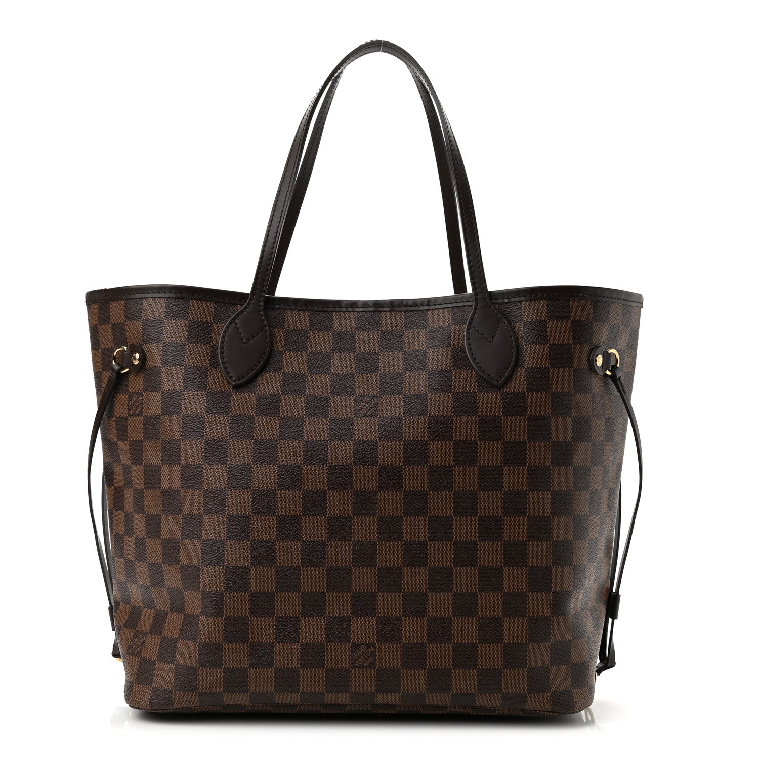 Louis Vuitton Damier Ebene Neo Neverfull MM Rose Ballerine 1 of 10