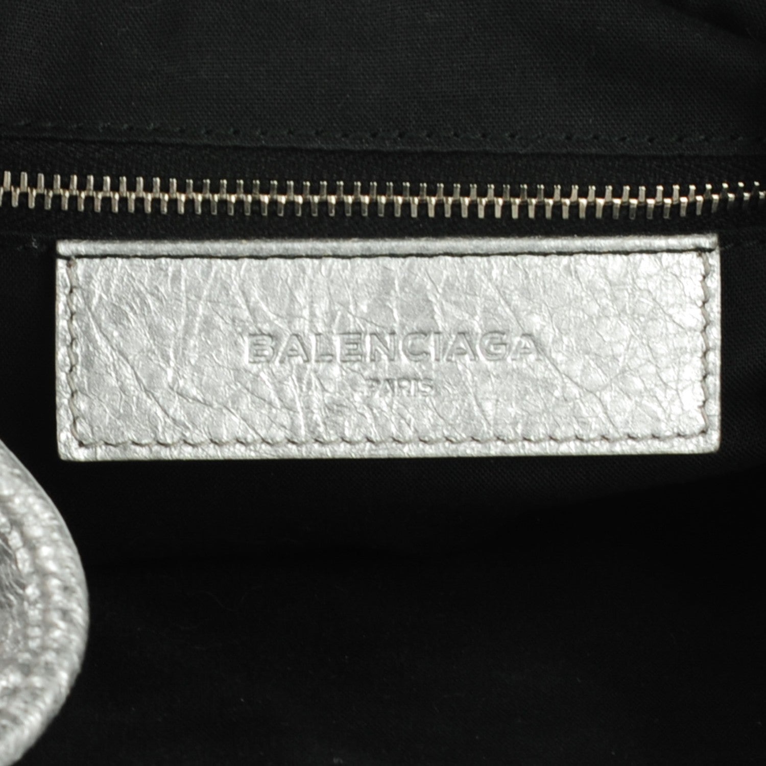 Balenciaga Agneau Giant 12 Silver Hardware Mini Pompon Gris Aluminum 6 of 7