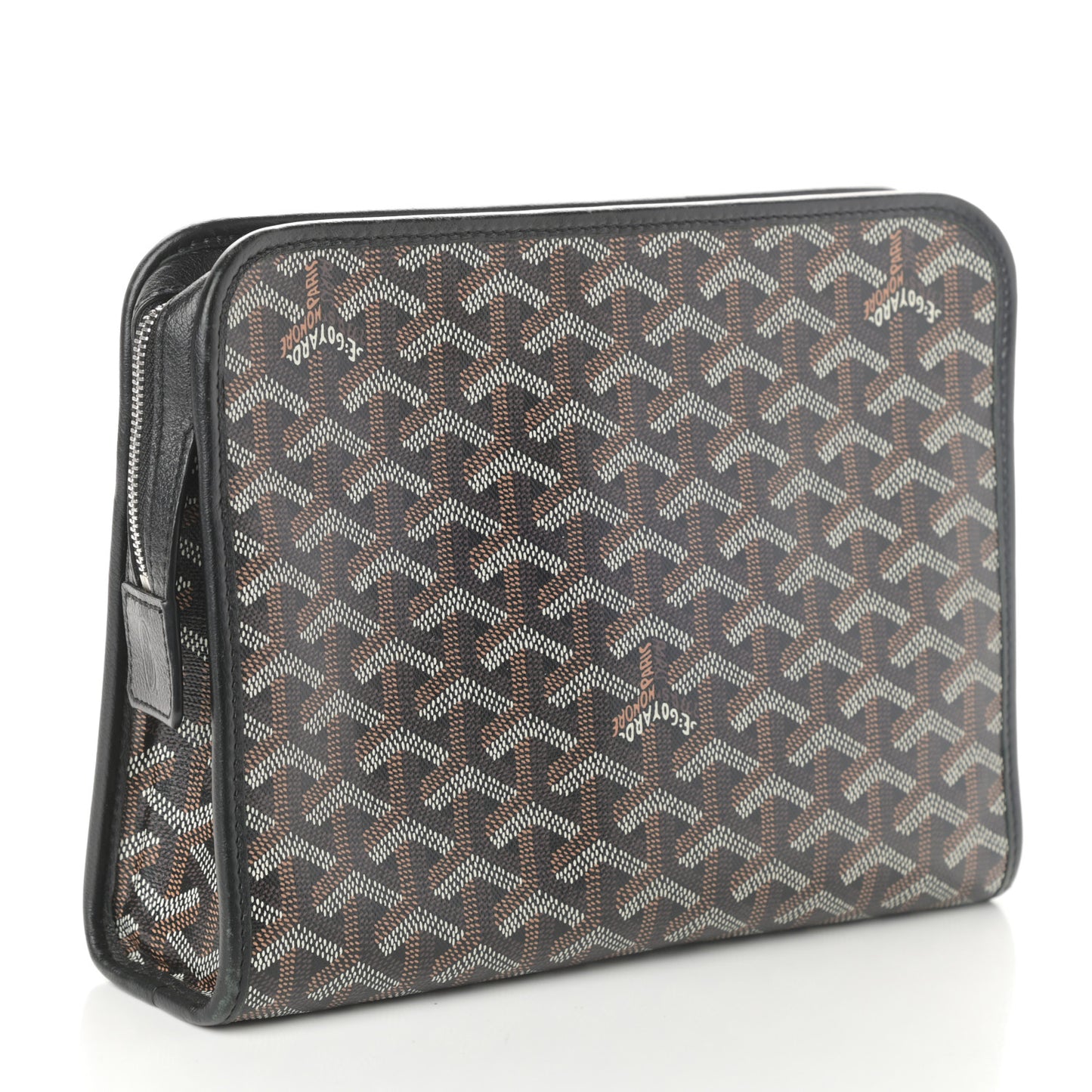 Goyardine Jouvence GM Toiletry Pouch Black
