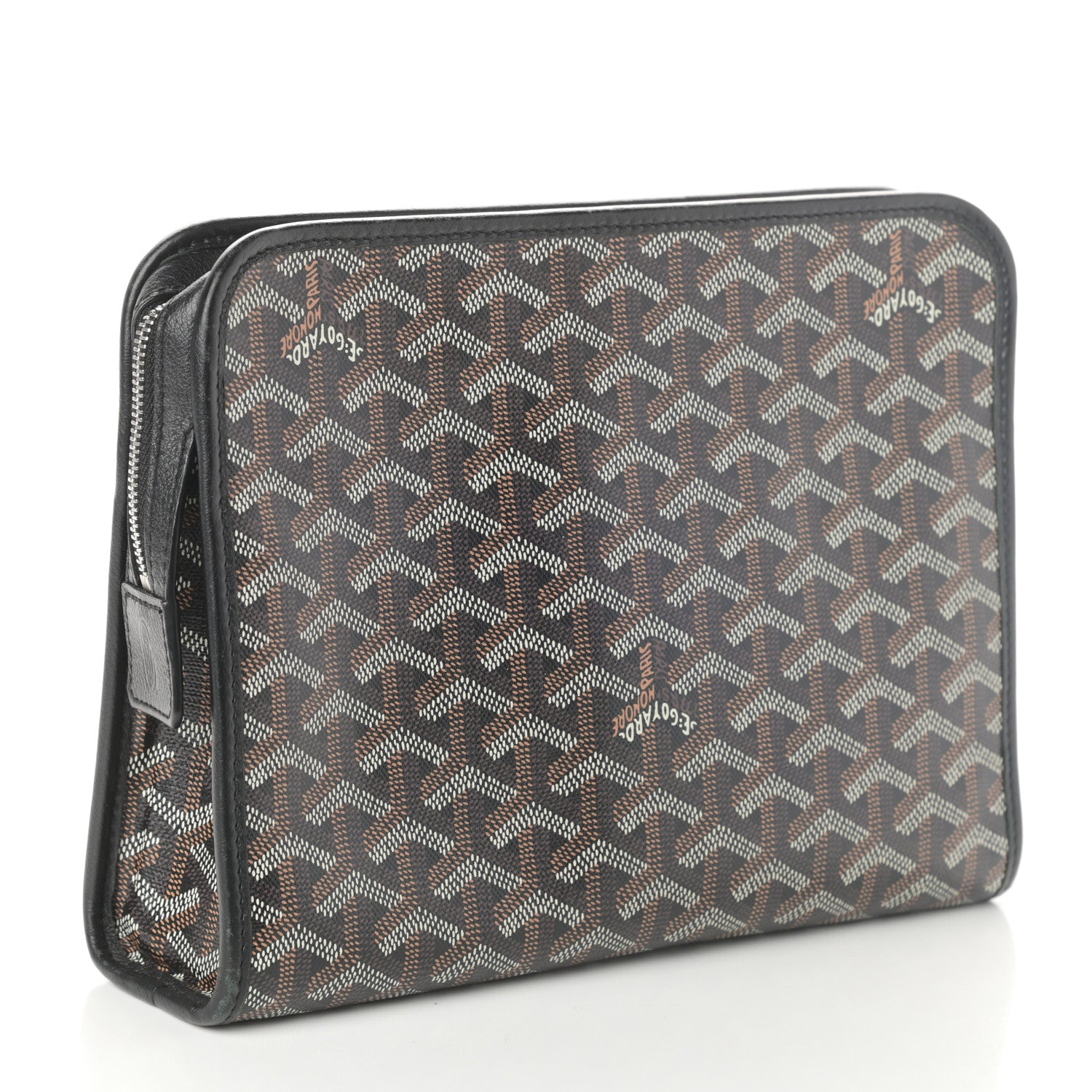 Goyard Goyardine Jouvence GM Toiletry Pouch Black 3 of 8