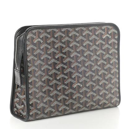 Goyard Goyardine Jouvence GM Toiletry Pouch Black 3 of 8