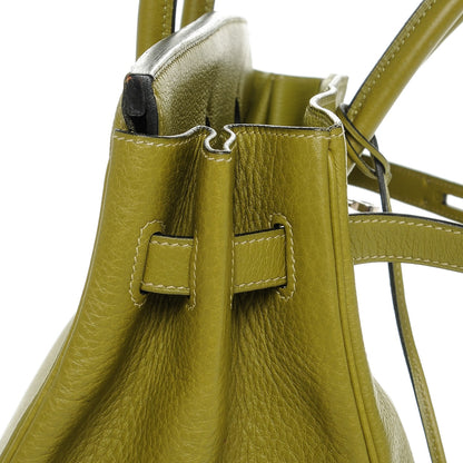 Hermes Taurillon Clemence BIRKIN 35 Vert Chartreuse 19 of 29