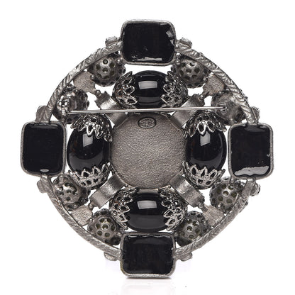 Chanel Enamel Brooch Black 3 of 4
