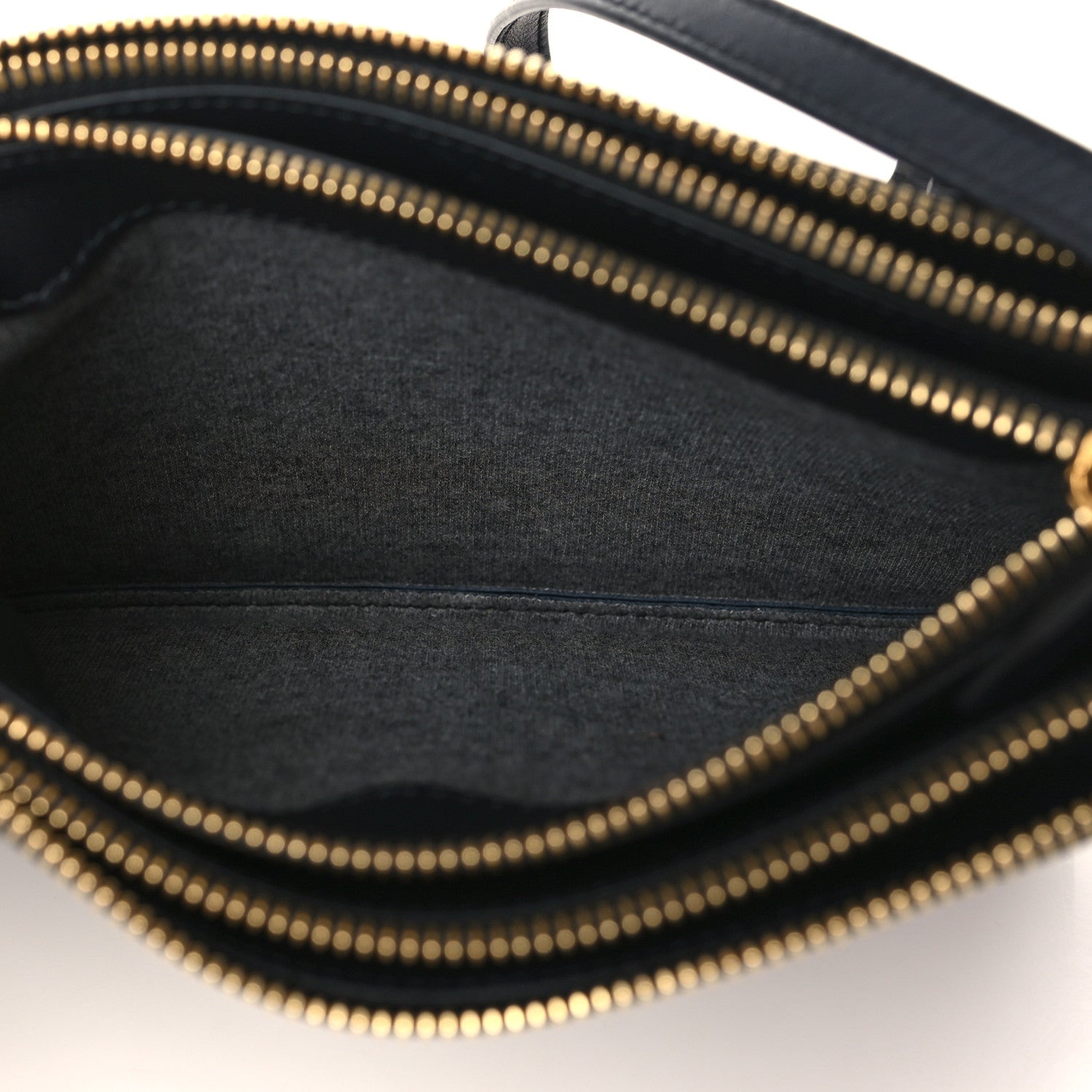 Celine Lambskin Small Trio Crossbody Bag Black 6 of 11
