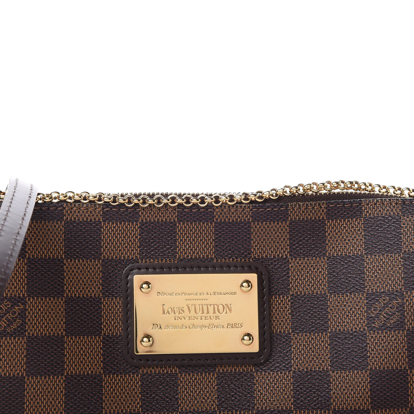 Damier Ebene Eva Clutch