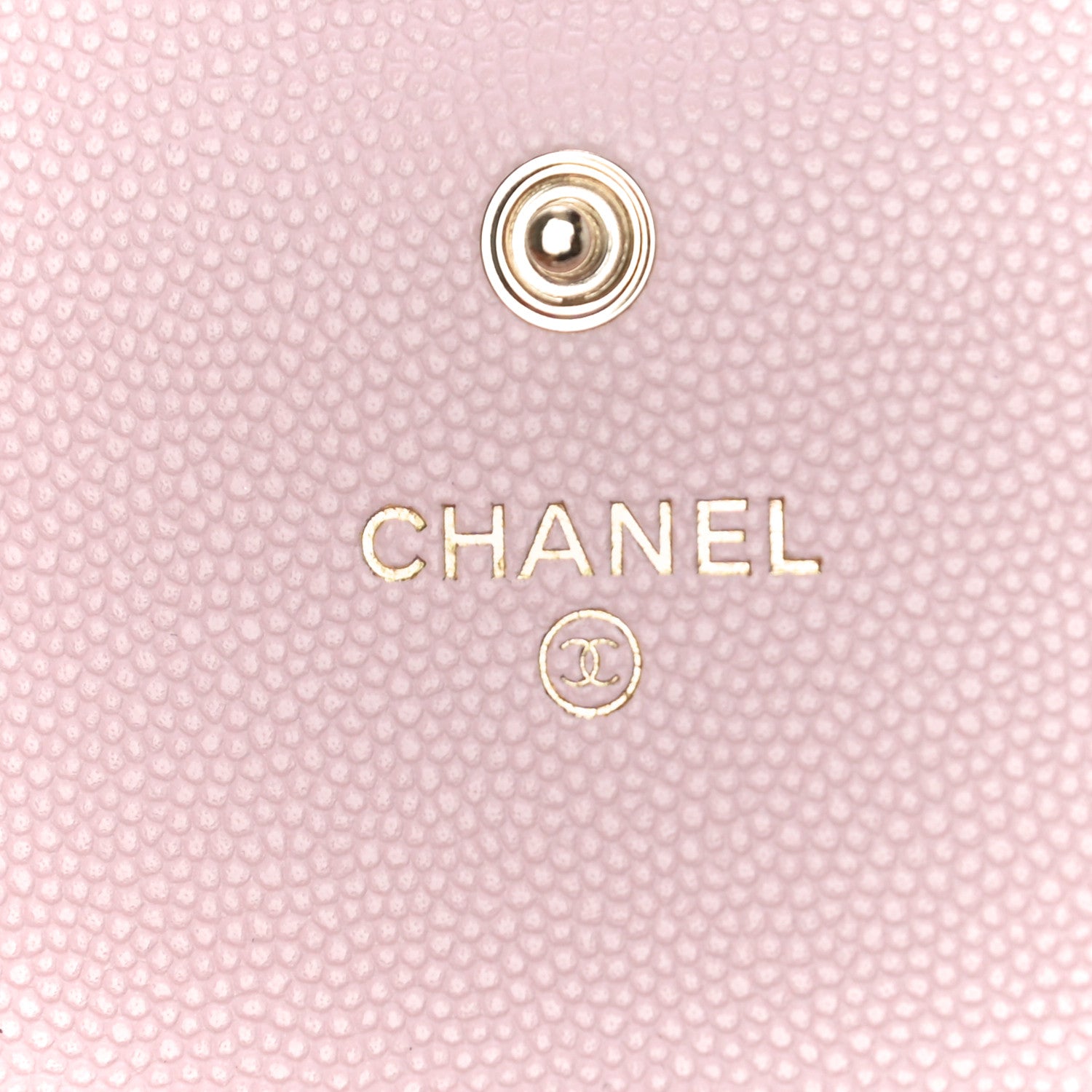 Chanel Caviar Quilted Crystal CC Large Gusset Flap Wallet Pink 6 of 11