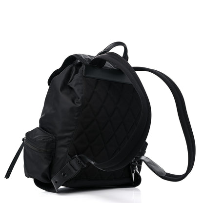 Burberry Technical Nylon Large Rucksack Backpack Black 3 of 9