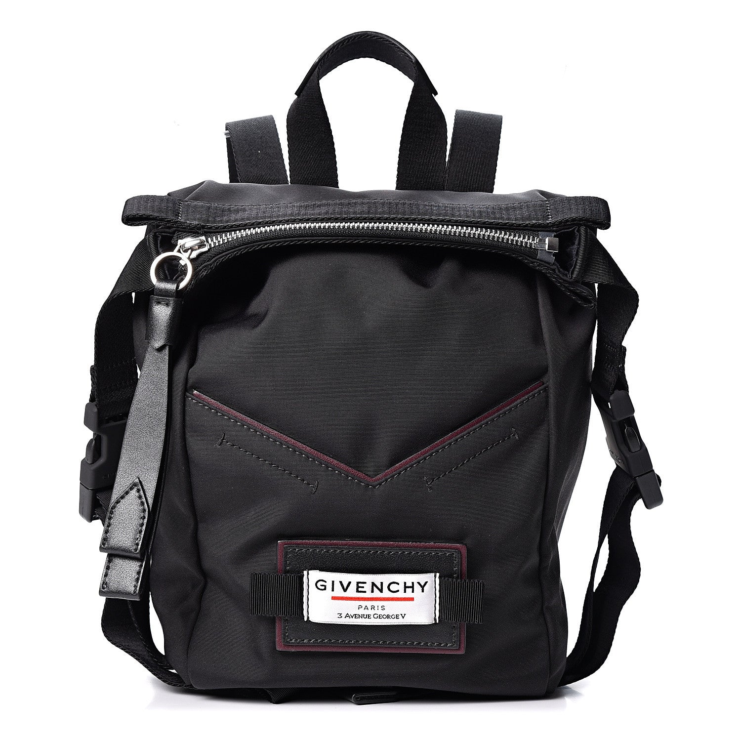 Givenchy Nylon Mini Downtown Backpack Black 1 of 8