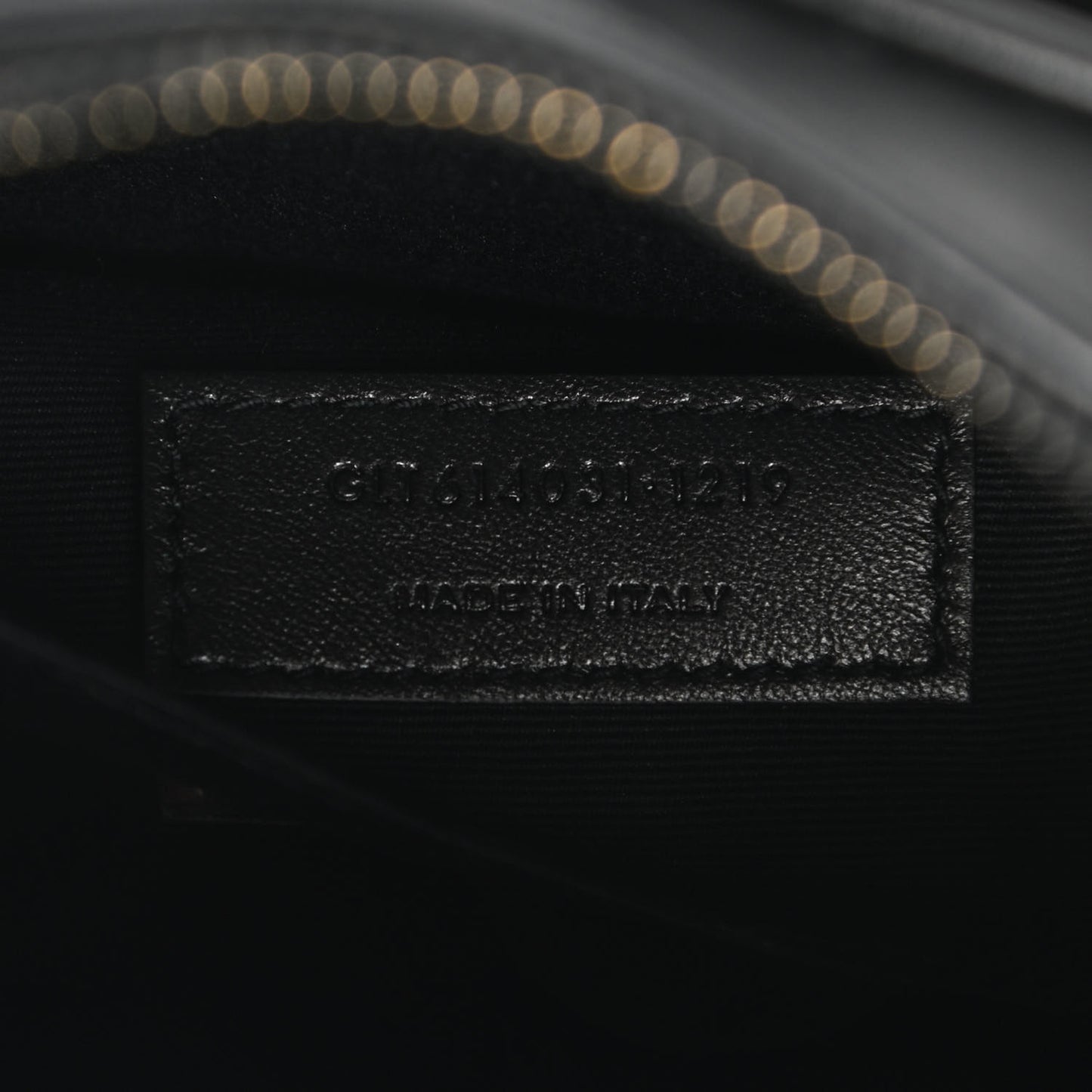Calfskin Matelasse Monogram Lou Belt Bag Black