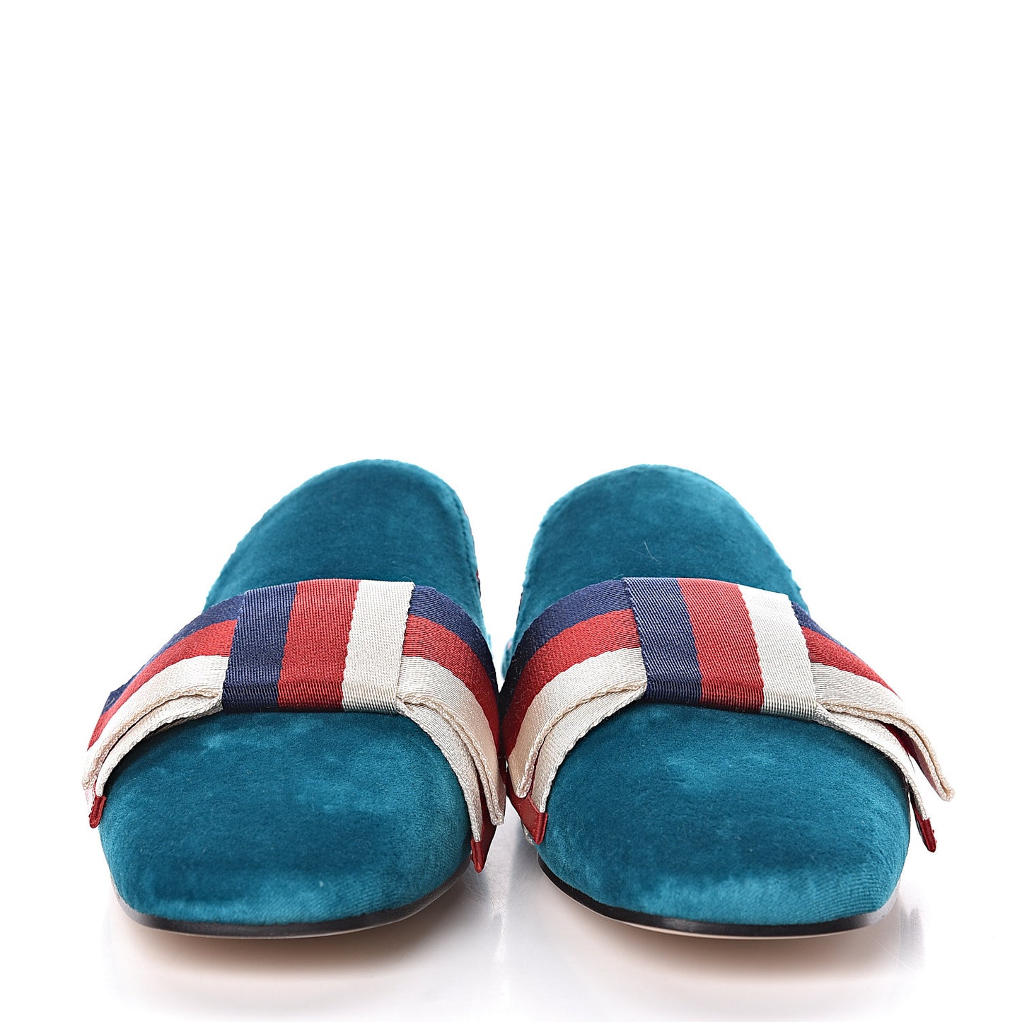 Softy Velvet Sylvie Bow Slippers 38 Pavone