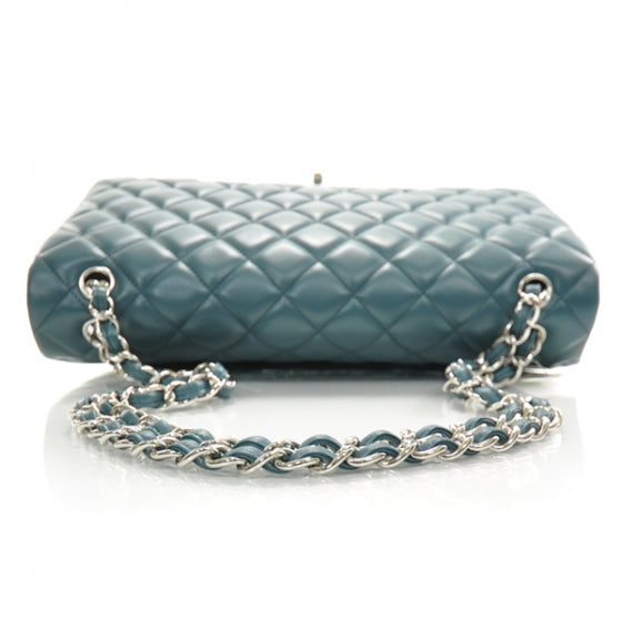 Chanel Lambskin Quilted Maxi Flap Turquoise 6 of 11