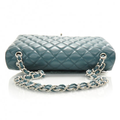 Chanel Lambskin Quilted Maxi Flap Turquoise 6 of 11