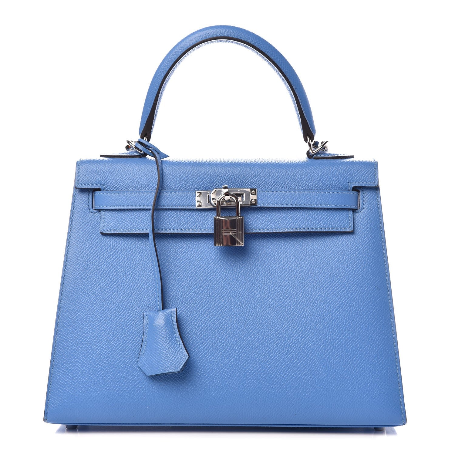 Hermes Epsom Kelly Sellier 25 Bleu Paradis 1 of 39