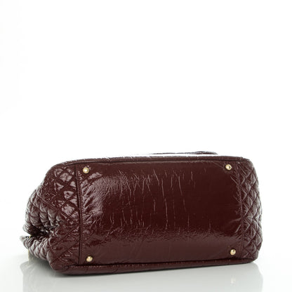 Chanel Vinyl XL Rock and Chain Flap Bordeaux 4 of 7