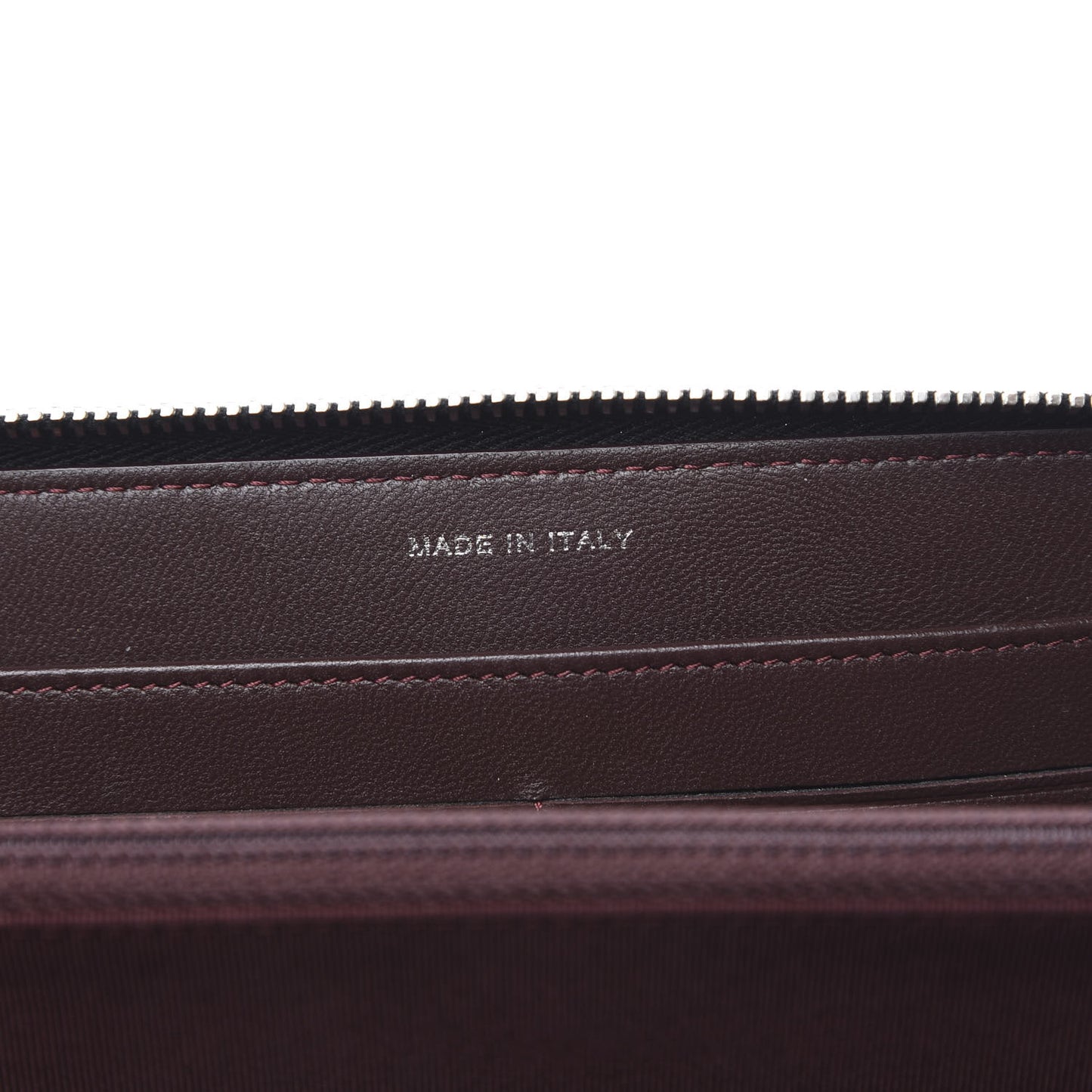 Lambskin Quilted Large Gusset Zip Around Wallet Black