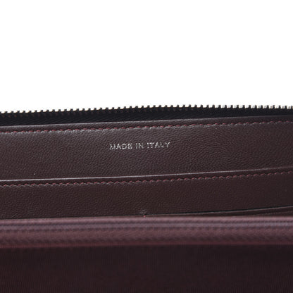 Chanel Lambskin Quilted Large Gusset Zip Around Wallet Black 7 of 9