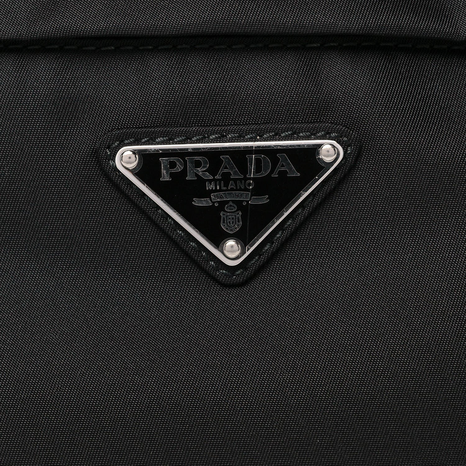 Prada Tessuto Nylon Saffiano Belt Bag Black 9 of 12