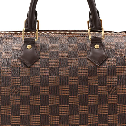 Louis Vuitton Damier Ebene Speedy 35 8 of 10