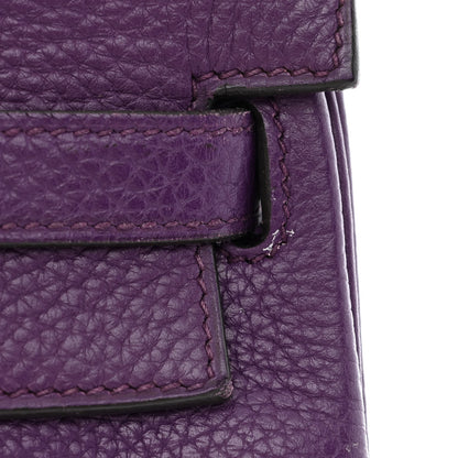 Hermes Taurillon Clemence Kelly Retourne 32 Ultraviolet 17 of 19