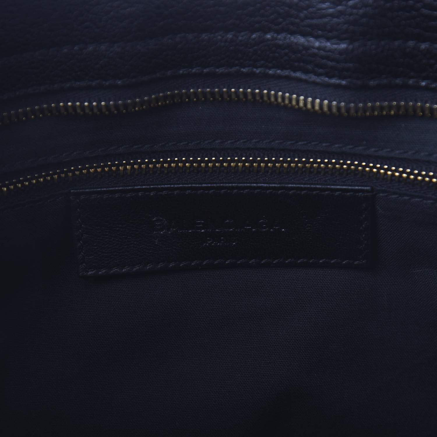 Balenciaga Chevre Gold Metallic Edge Hardware City Black 8 of 10