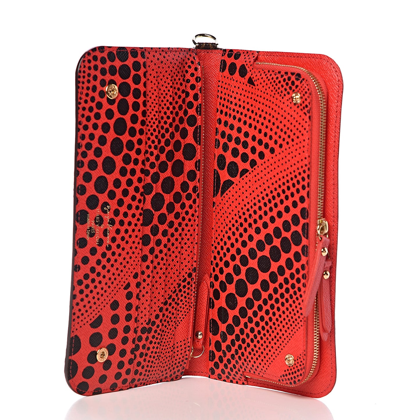 Monogram Kusama Waves Insolite Wallet Red