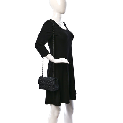Chanel Lambskin Quilted Mini Rectangular Flap So Black 2 of 9