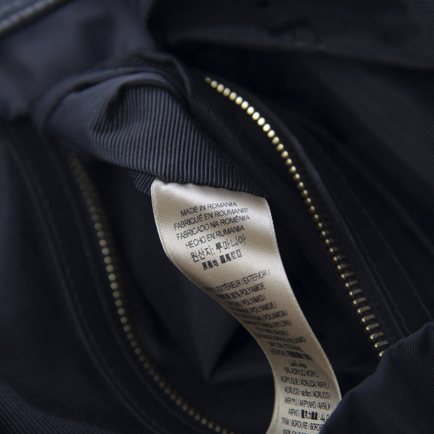 Nylon Medium Rucksack Backpack Black