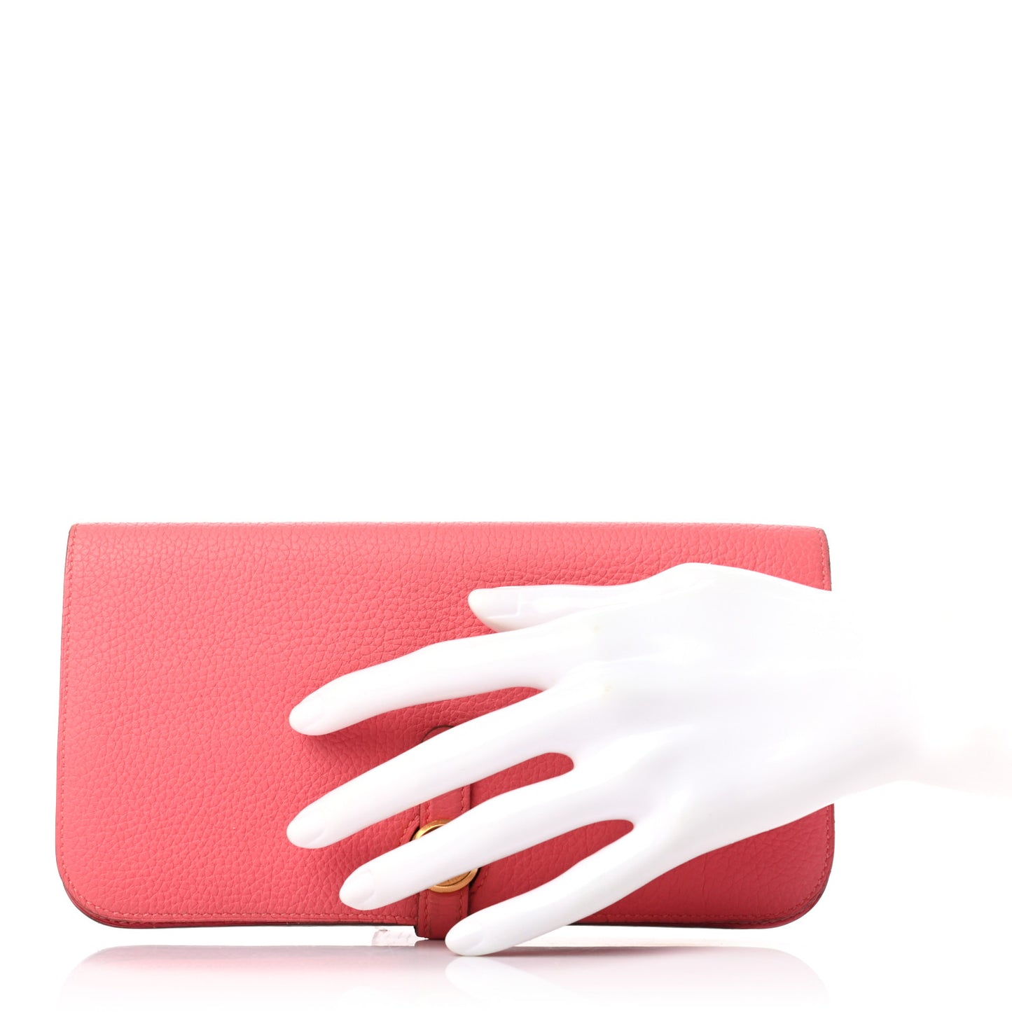 Togo Dogon Recto Wallet Rose Lipstick