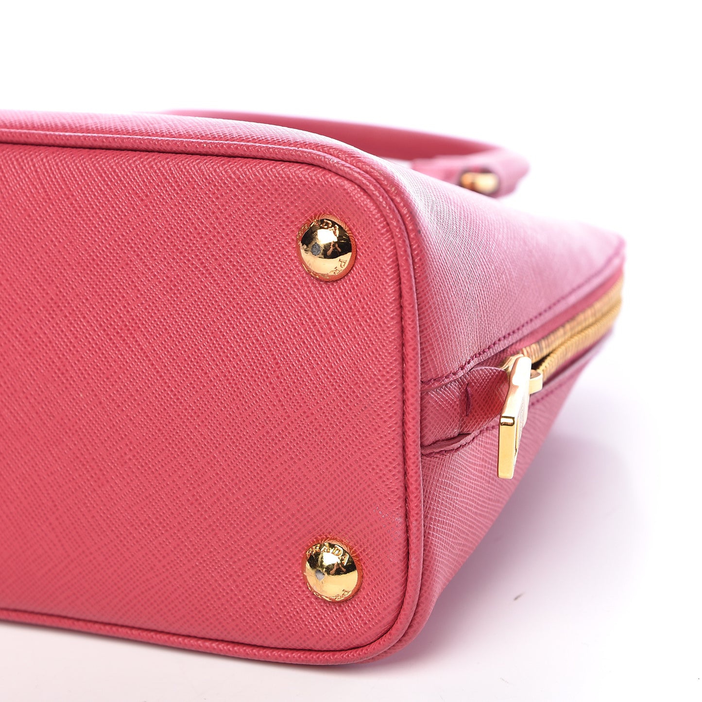 Saffiano Lux Small Promenade Tote Fuxia