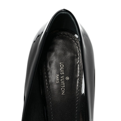 Louis Vuitton LOUIS VUITTON Patent Calfskin Madeleine Pumps 38 Black 7 of 8