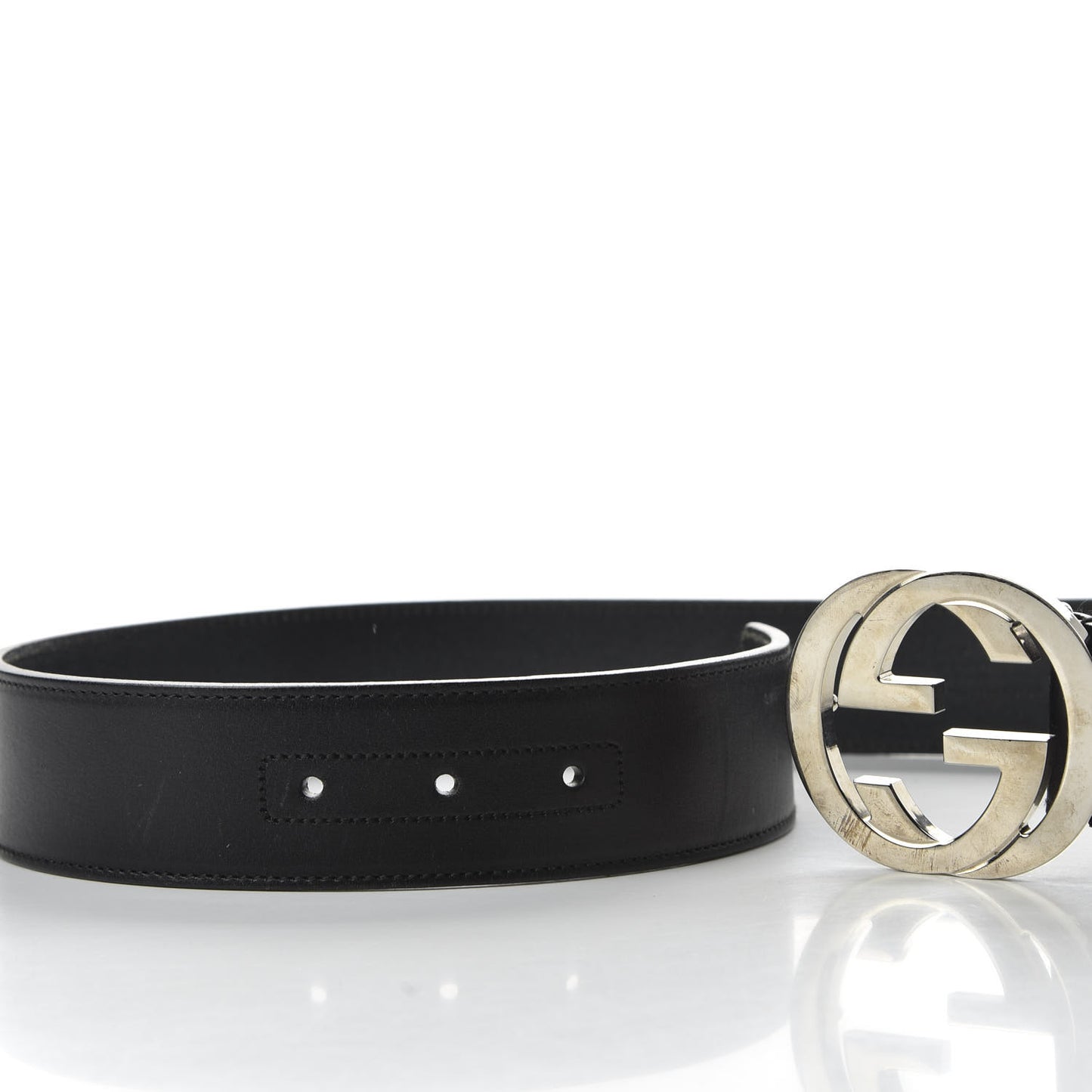 Calfskin Interlocking G 40mm Belt 90 36 Black