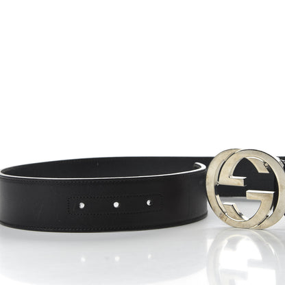 Gucci Calfskin Interlocking G 40mm Belt 90 36 Black 4 of 4