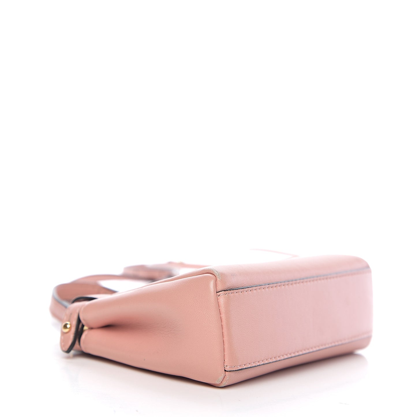 Shiny Nappa Micro Peekaboo Iconic Satchel Pink