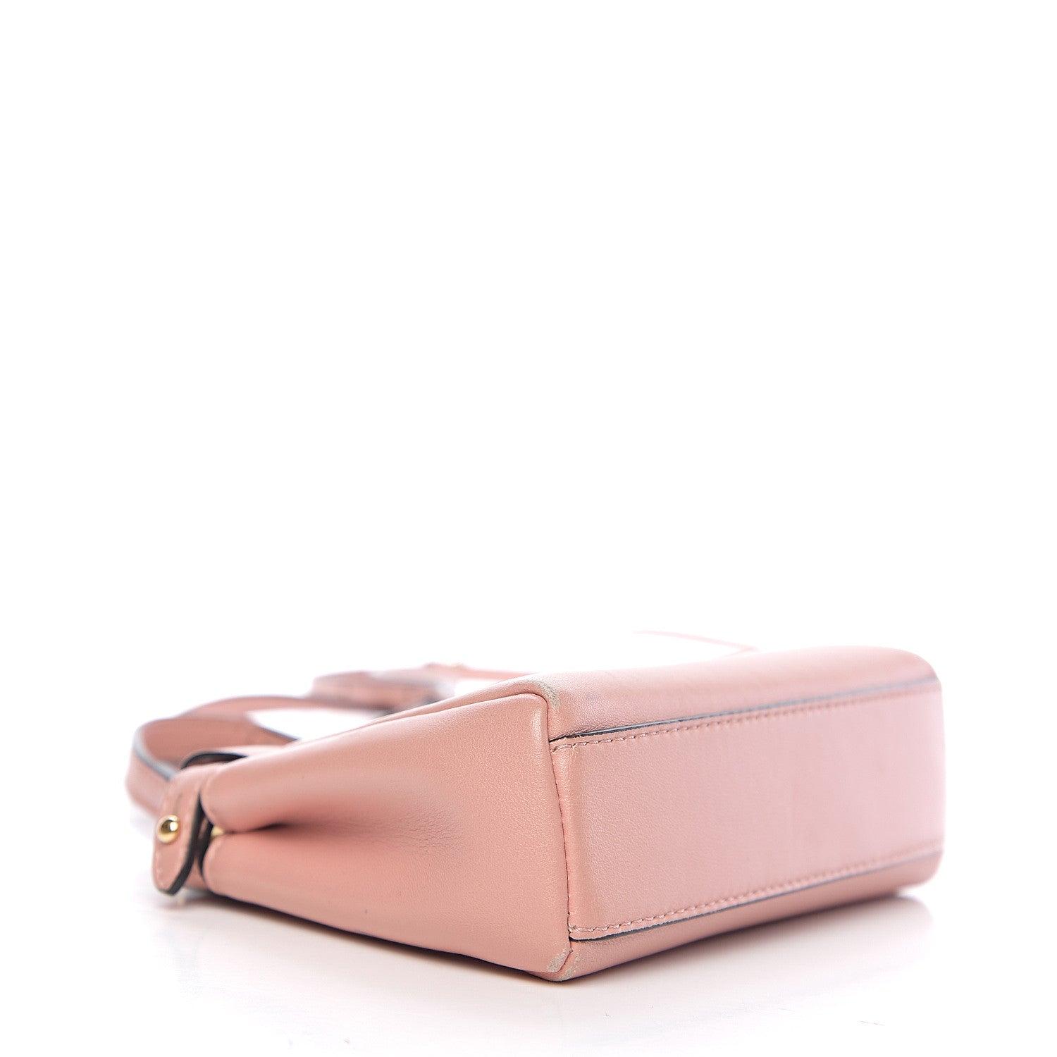 Fendi Shiny Nappa Micro Peekaboo Iconic Satchel Pink 3 of 10