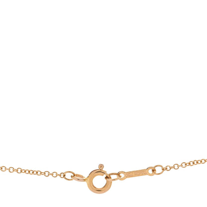 Tiffany 18K Rose Gold Diamond Mini Paloma Picasso Loving Heart Pendant Necklace 4 of 5