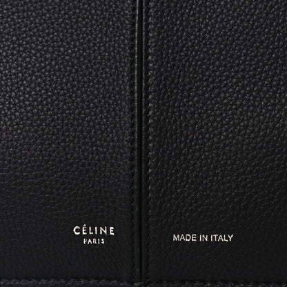 Celine Baby Grained Calfskin Medium Tri-Fold Bag Black 6 of 9