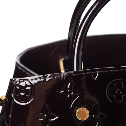 Louis Vuitton Vernis Montaigne MM Amarante 7 of 10