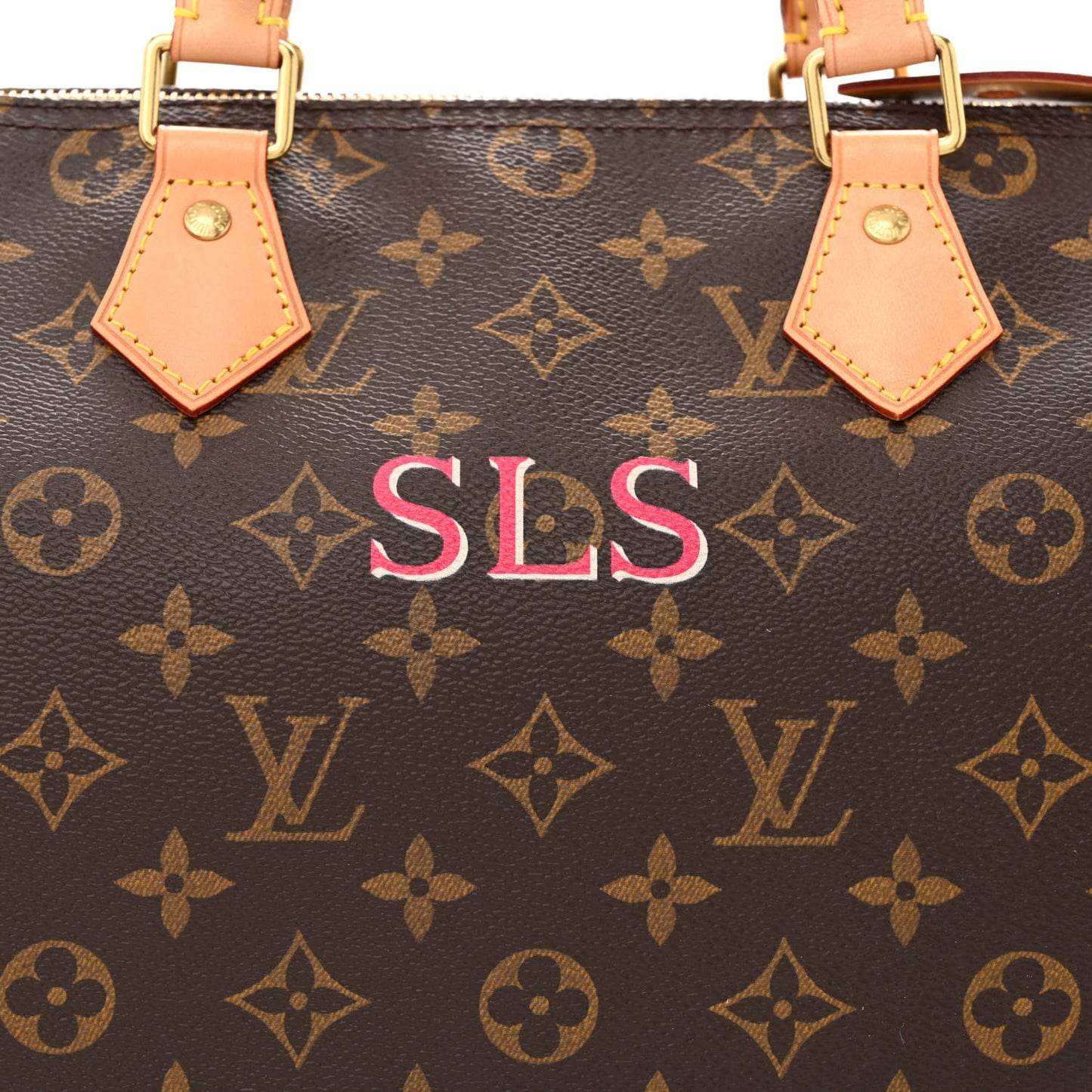 Monogram My LV Heritage Speedy 30 Fuchsia Ivory