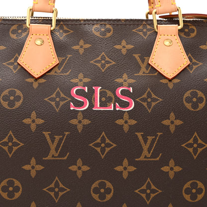 Louis Vuitton Monogram My LV Heritage Speedy 30 Fuchsia Ivory 7 of 9